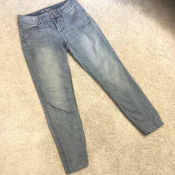 Bootlegger Blue Denim Skinny Easy Jeans - Picture 7 of 14